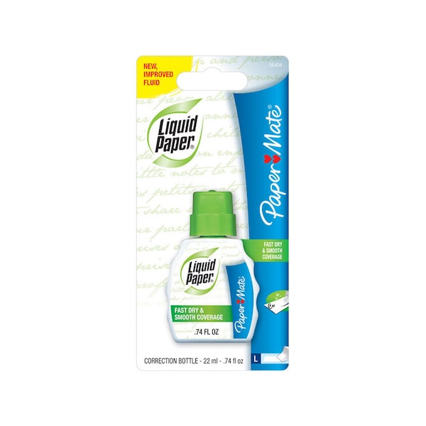 Liquid Paper Correction Fluid .74Oz 5640415 Zoro